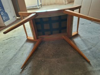 Silla de dormitorio madera y tapizado