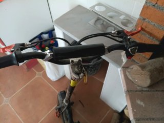 Patinete Eléctrico Rueda Disco Freno Naranja