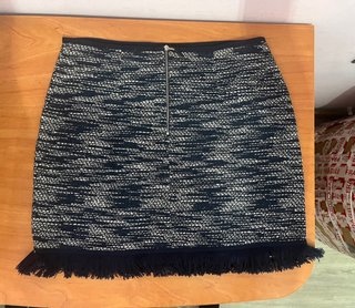 Mini falda tejido