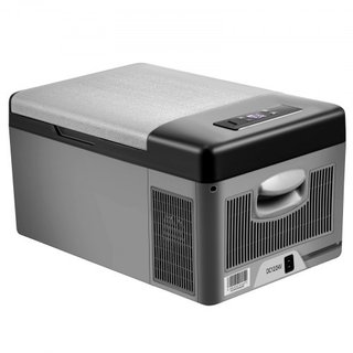 Congelatore portatile per auto, frigorifero portatile da 15 litri, congelatore da campeggio a doppia zona di stoccaggio, congelatore freddo da -4 ℉ ~ 50 ℉ 12 Volt, congelatore per auto e uso