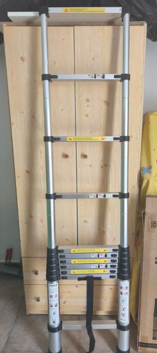 Escalera aluminio plegable 3,2m