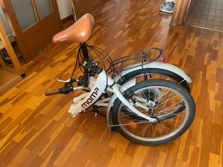 Bicicleta Plegable Moma Blanca