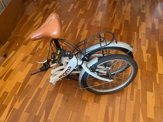 Bicicleta Plegable Moma Blanca