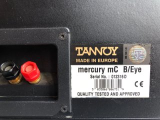 4 Altavoces Tannoy mercury m1 b/EYE