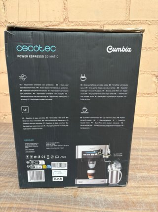 Cafetera Cecotec Power Espresso 20 Matic 850W