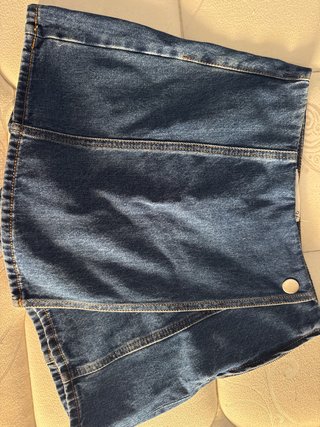 Falda pantalón vaquera azul