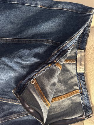 Falda pantalón vaquera azul