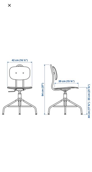 Silla de oficina negra