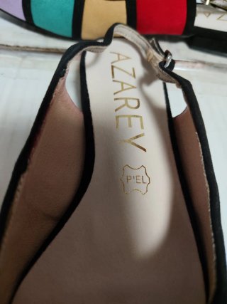 Sandalias Slingback Multicolor