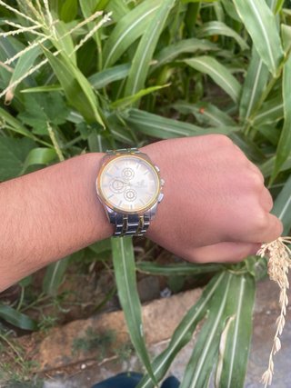 Reloj Orlando Dorado y Plateado para Hombre