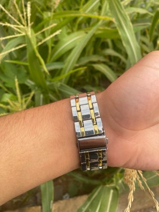 Reloj Orlando Dorado y Plateado para Hombre
