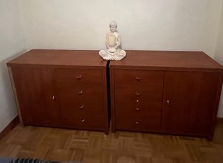 2 Muebles Cajoneras Madera
