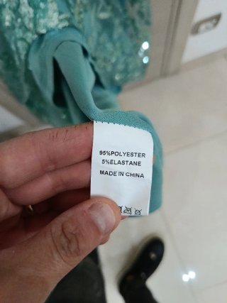 Vestito elegante donna verde
