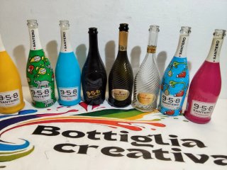 8 Bottiglie Vuote Santero 9.5.8