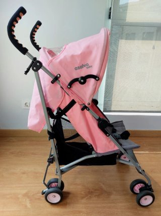 Silla de paseo rosa Asalvo