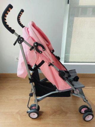 Silla de paseo rosa Asalvo