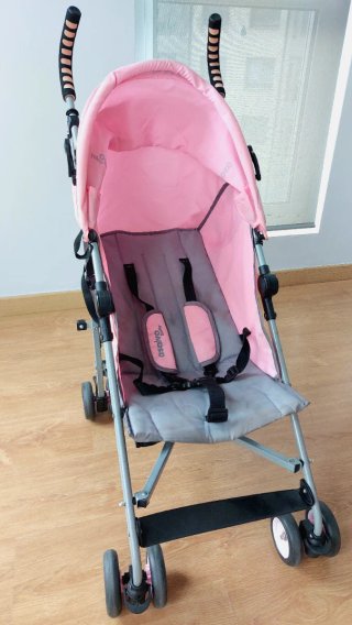 Silla de paseo rosa Asalvo