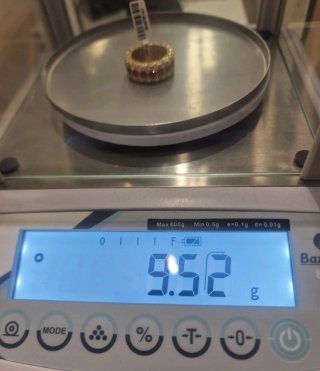 Alianzas Oro 18kt con Circonitas Rojas