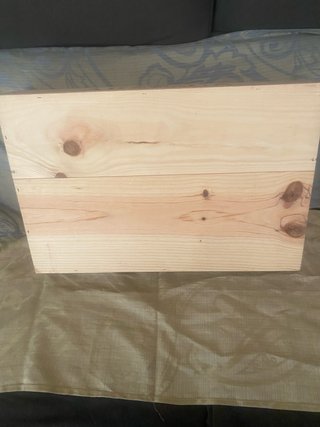 Caja de madera grande