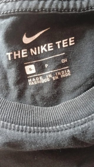 Maglietta Nike Logo Swoosh Nera Uomo/Donna