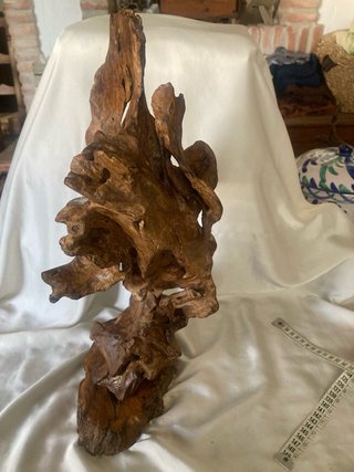 Escultura Madera Olivo Natural