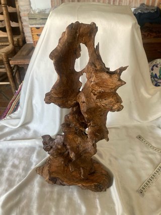 Escultura Madera Olivo Natural