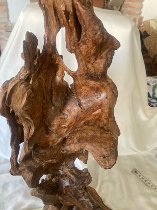 Escultura Madera Olivo Natural