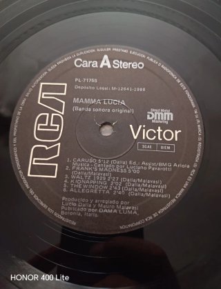 LP BSO Mamá Lucía - Mario Puzo