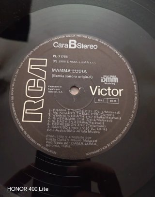 LP BSO Mamá Lucía - Mario Puzo