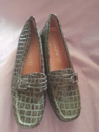 Zapatos verdes mujer Talla 41 piel