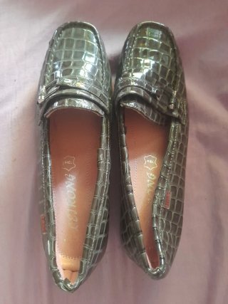Zapatos verdes mujer Talla 41 piel