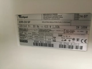 Frigorífico Congelador Whirlpool SB540W