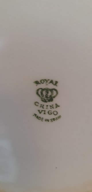 Sopera Santa Clara Royal China Flores Rosas