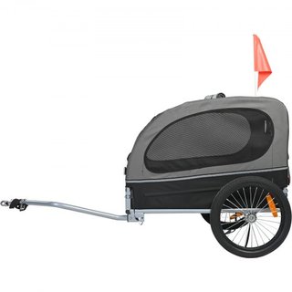 Remolque para Perros, Soporta hasta 88 lbs, Carrito para Mascotas, Transportador de Bicicleta, Marco Plegable Fácil con Ruedas de Liberación Rápida, Acoplador Universal para Bicicleta, Reflectores...