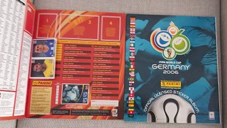 Álbumes Panini Mundial Alemania 2006 y Sudáfrica 2
