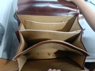 Bolso de piel para señora Vintage