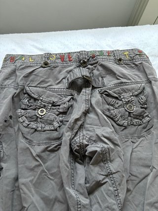Pantalones cargo grises