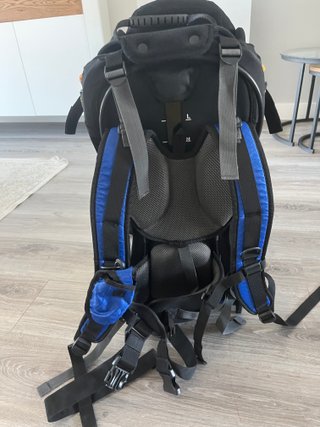 Mochila Portabebés Senderismo Azul