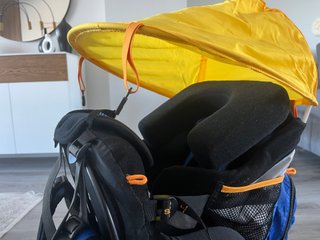 Mochila Portabebés Senderismo Azul
