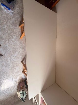 Escritorio caballete madera blanco