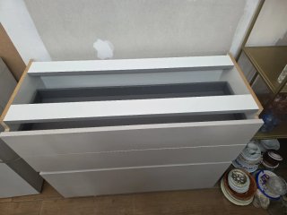 Cajonera Cocina Gris y Blanca