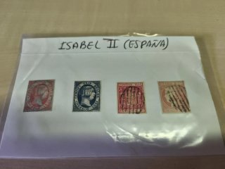 Sellos Isabel II España 1852-1854