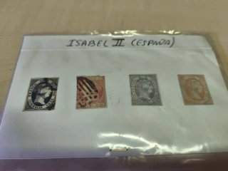 Sellos Isabel II España 1852-1854