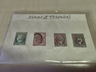 Sellos Isabel II España 1852-1854