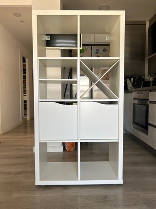 Estantería Kallax 77x147cm + 4 Accesorios