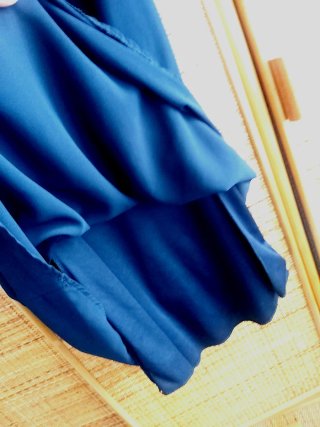 Mini abito cerimonia blu notte