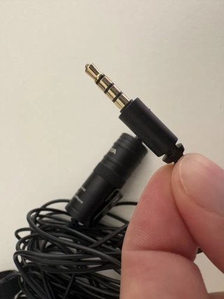 Microfone Lapela Boya BY-M1 Preto