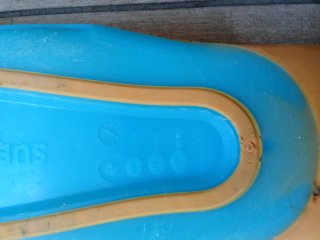 Pinne Subea da nuoto arancioni e blu