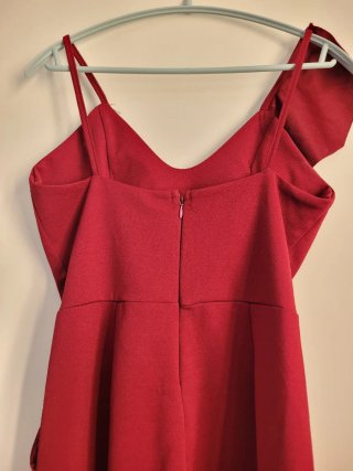 Mono fiesta burdeos volantes talla 34-36