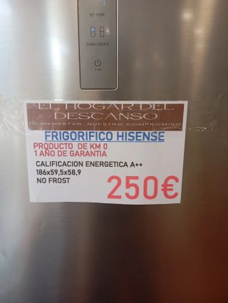 FRIGORÍFICO HISENSE INOX